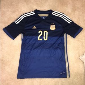 Argentina 2014/15 Away World Cup Jersey - Agüero